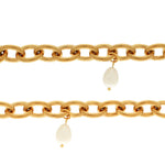 Joy Wasserfester Link Perlenarmband 18K Vergoldung, Dansk Copenhagen