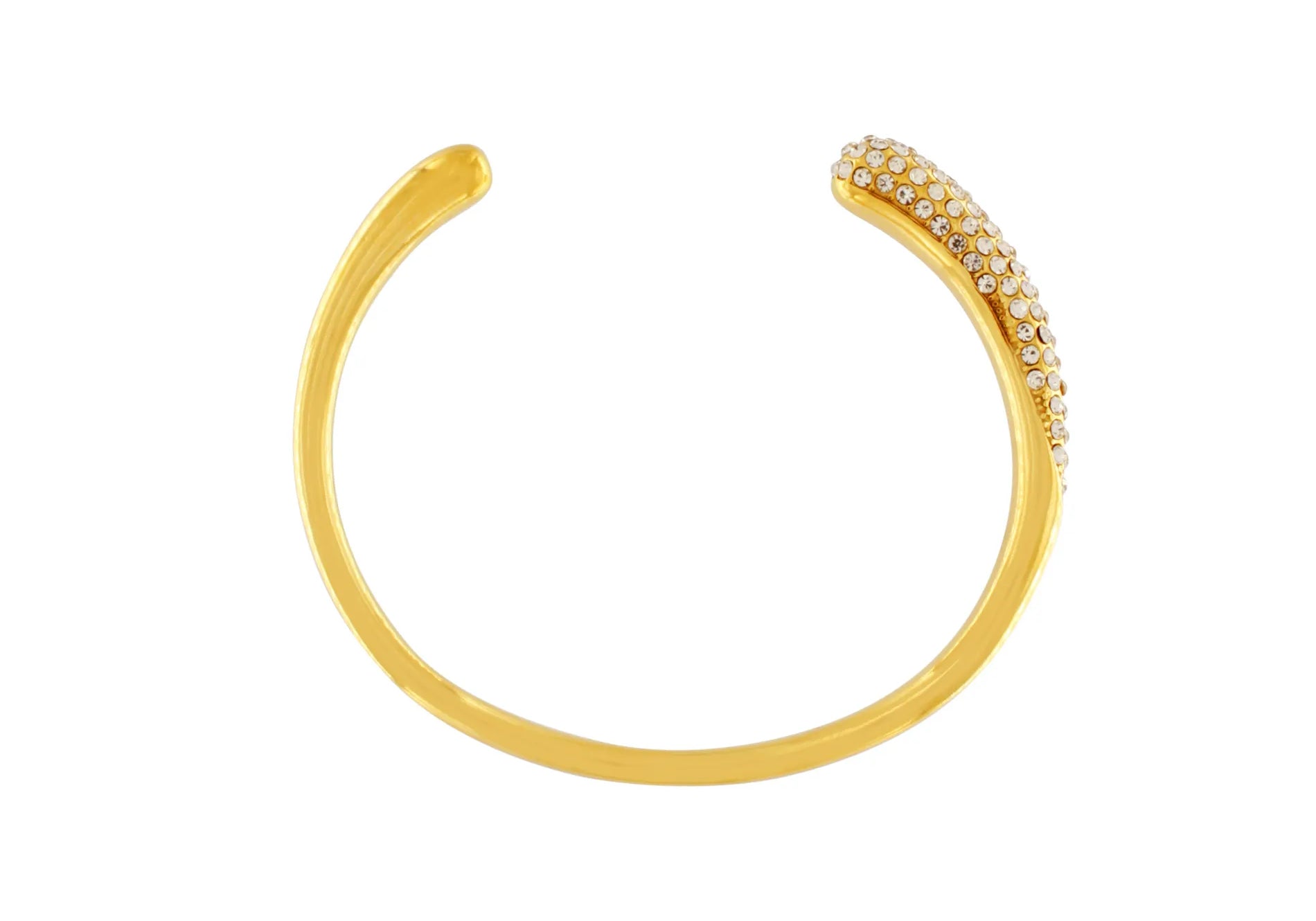 Joy Waterproof CZ Gap Cuff Bracelet 18K Gold Plating, Dansk Copenhagen