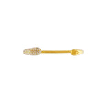 Joy Waterproof CZ Gap Cuff Pulsera chapada en oro de 18 quilates, Dansk Copenhagen