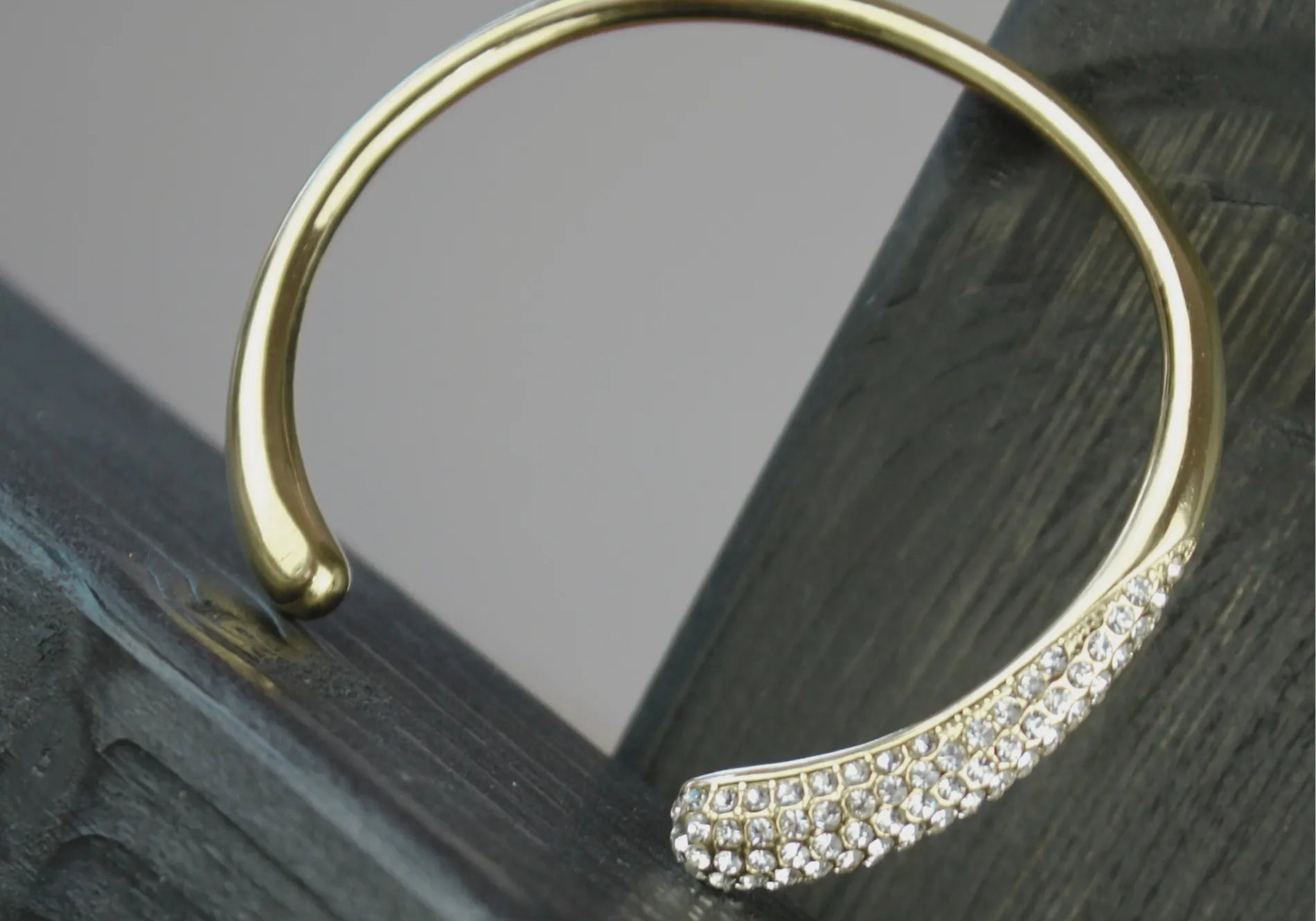 Joy Waterproof CZ Gap Cuff Bracelet 18K Gold Plating, Dansk Copenhagen