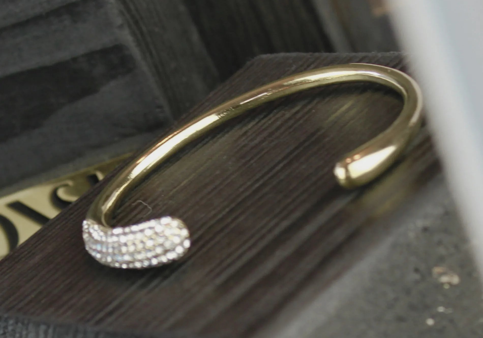 Joy Waterproof CZ Gap Cuff Bracelet 18K Gold Plating, Dansk Copenhagen