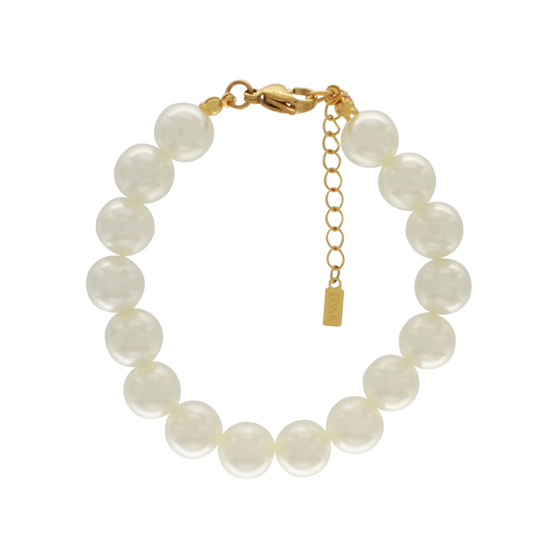 Joy Mega Pearl Bracelet 18K Gold Plating, Dansk Copenhagen