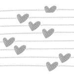 Love Waterproof Heldere Multi CZ Hart Armband Verzilverd, Dansk Copenhagen