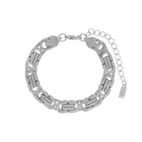 Courage Waterproof Chunky Link Bracelet Silver Plating, Dansk Copenhagen