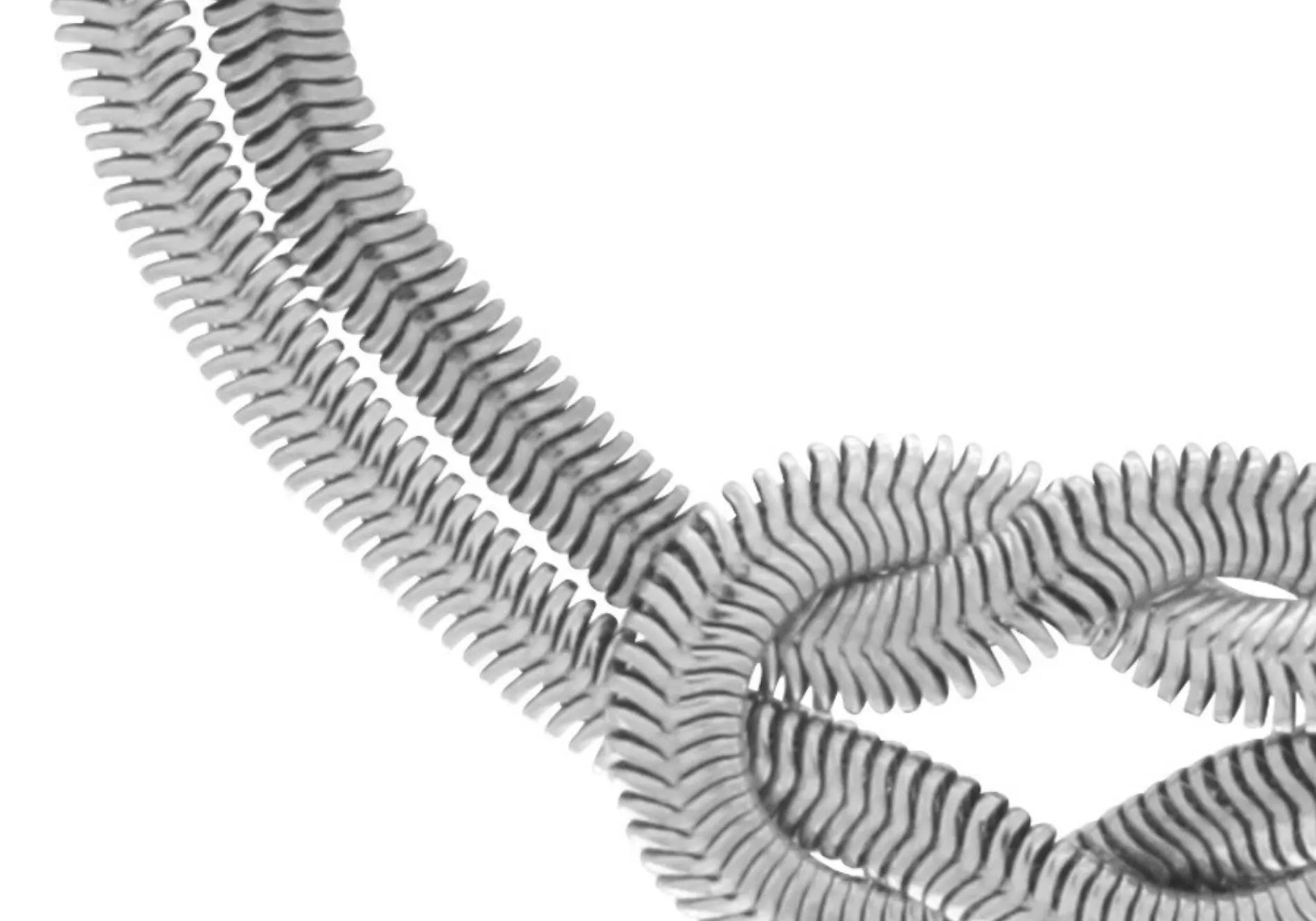 Passion  Vattentåliga Knot Herringbone Armband Silverplätering, Dansk Copenhagen