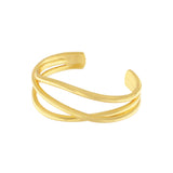 Passion Wasserfester 3 String Cuff Armband Goldplattierung