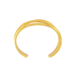 Passion Waterproof 3 String Cuff Bracelet 18K Gold Plating