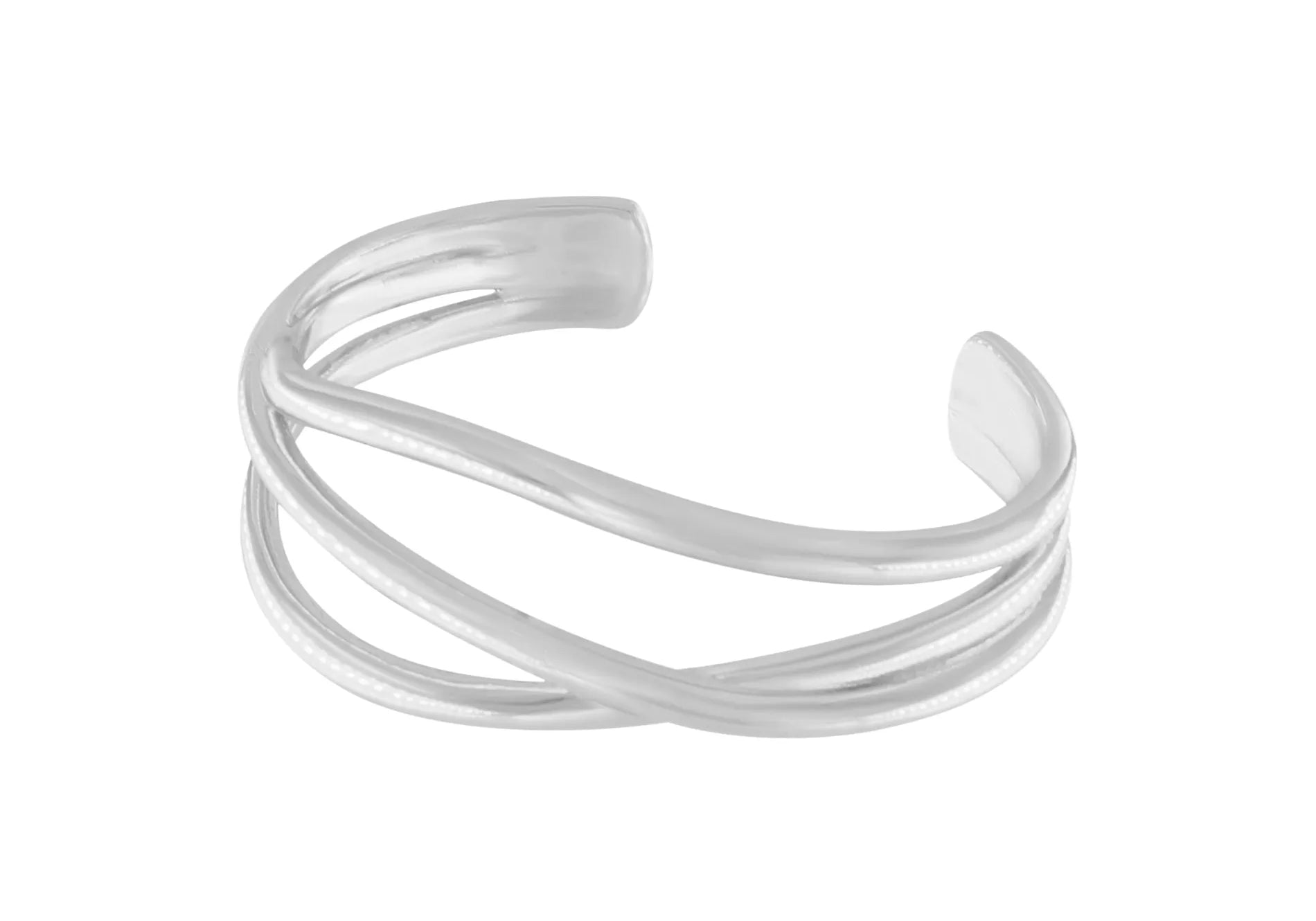 Passion Waterproof 3 String Cuff Bracelet Silver Plating, DNSK Copenhagen