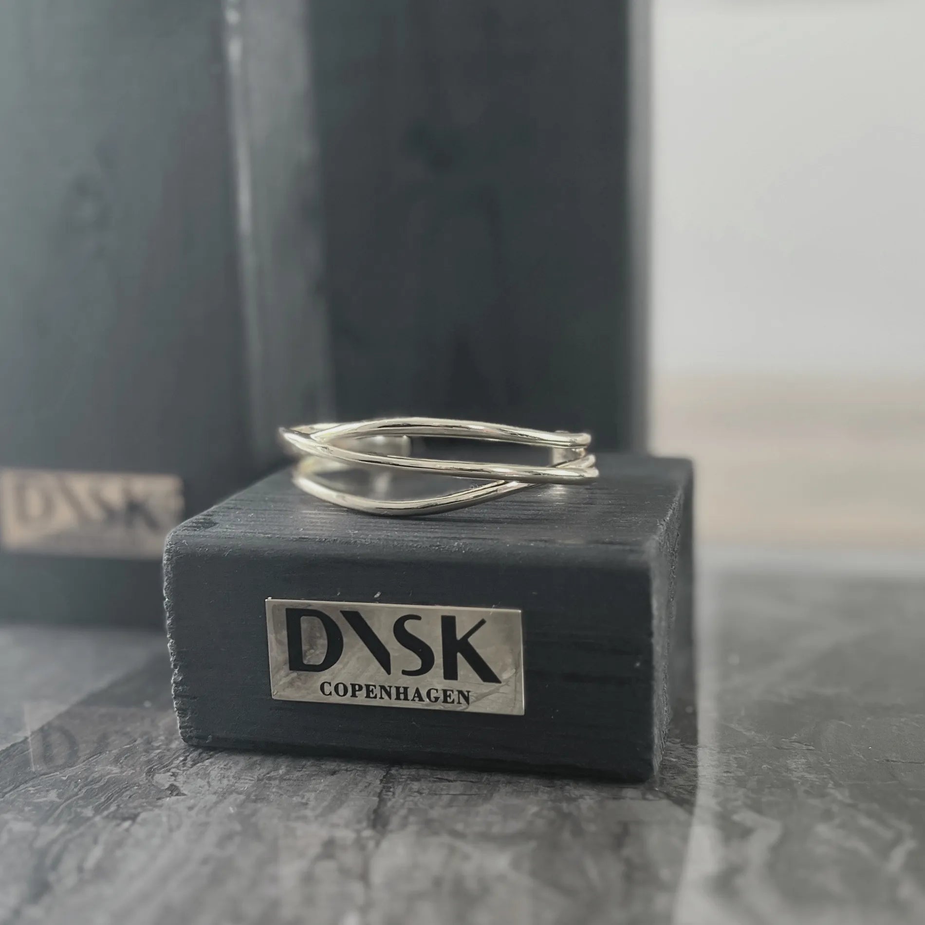 Passion Waterproof 3 String Cuff Bracelet Silver Plating, DNSK Copenhagen