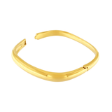 Passion Wasserfester Square Cuff Armband Goldplattierung