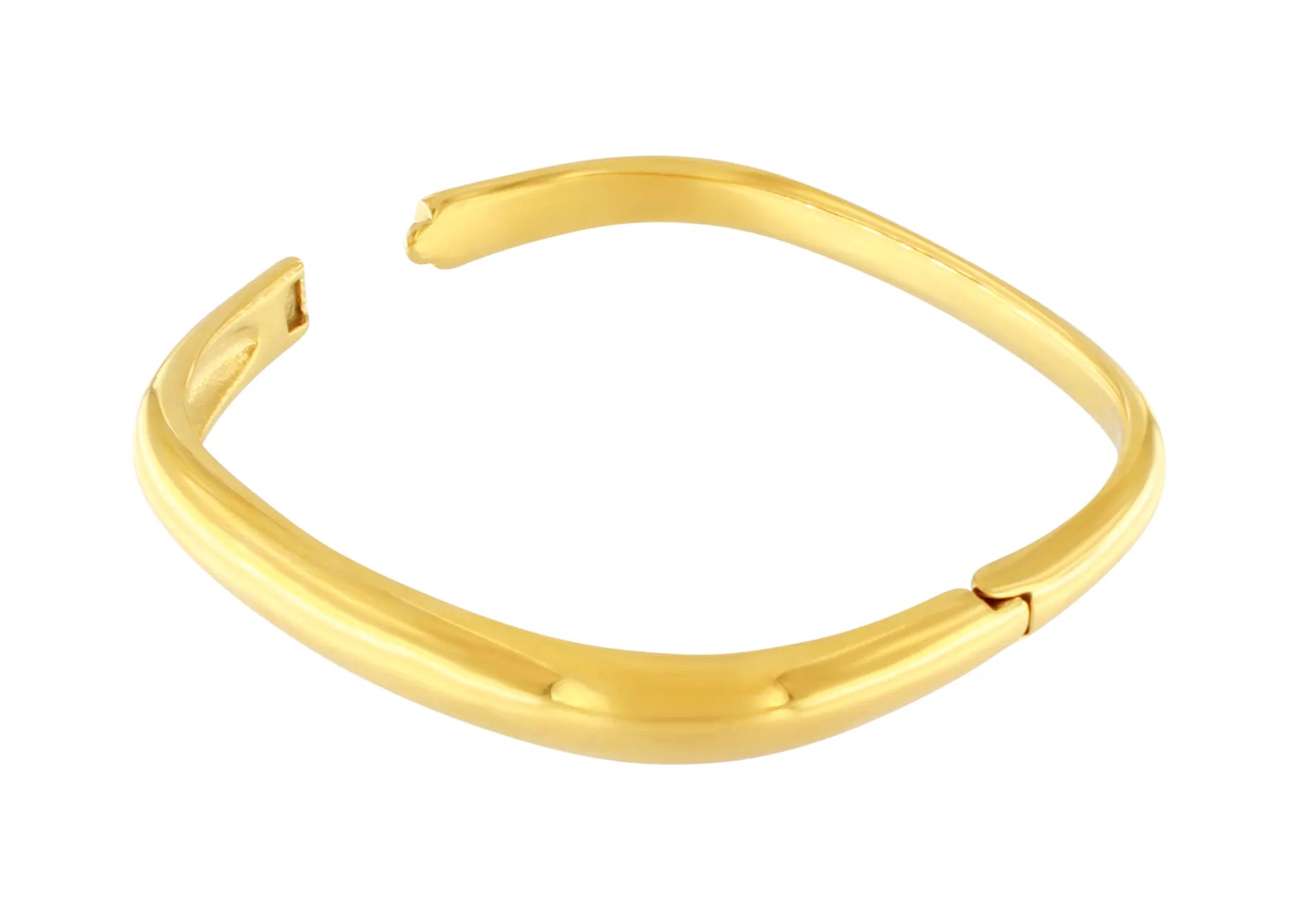 Passion Waterproof Square Cuff Bracelet plaqué or 18K, DNSK Copenhagen