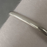 Passion Waterproof Square Cuff Bracelet Silver Plating