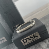 Passion Waterproof Square Cuff Bracelet Silver Plating