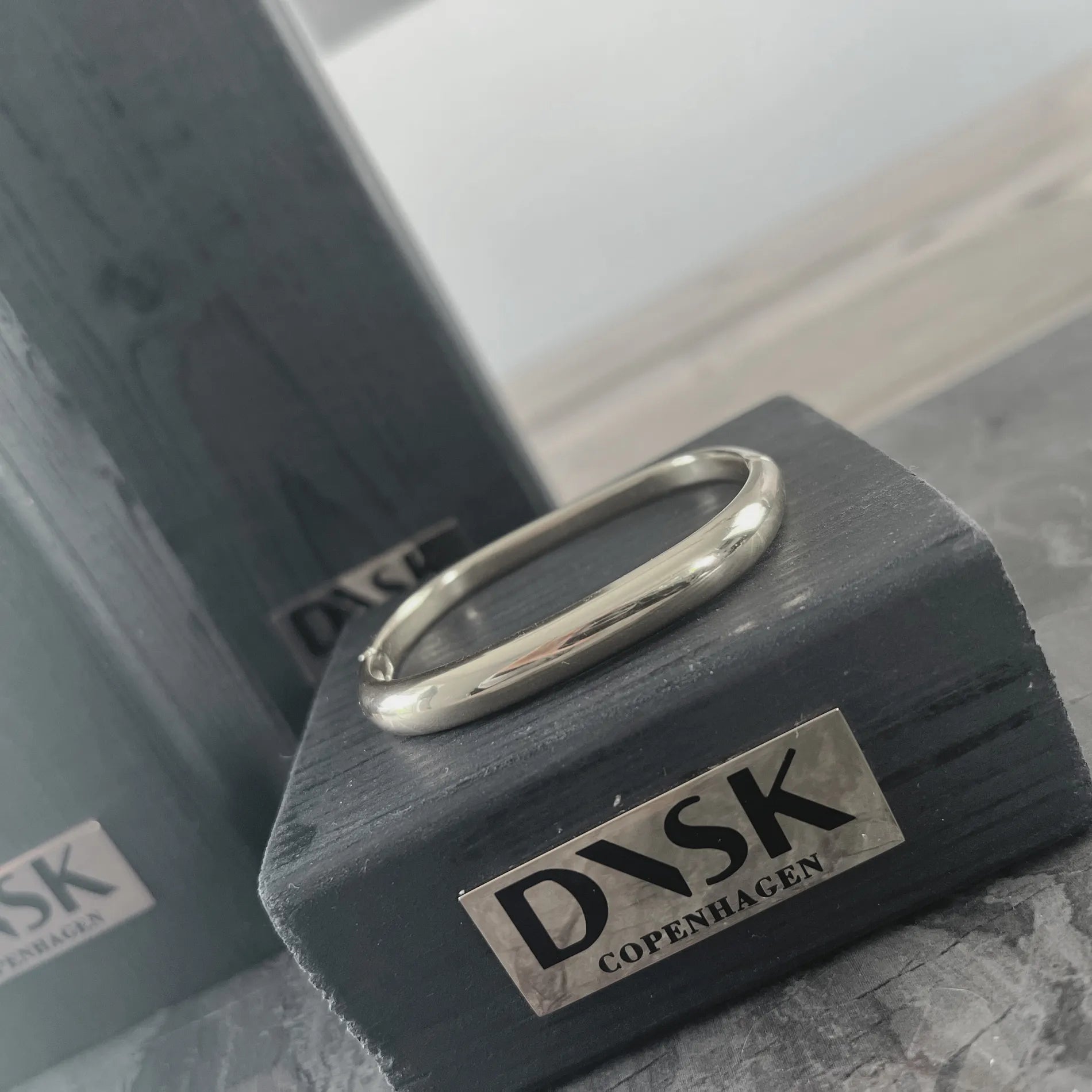 Passion Waterproof Square Cuff Bracelet Silver Plating, DNSK Copenhagen