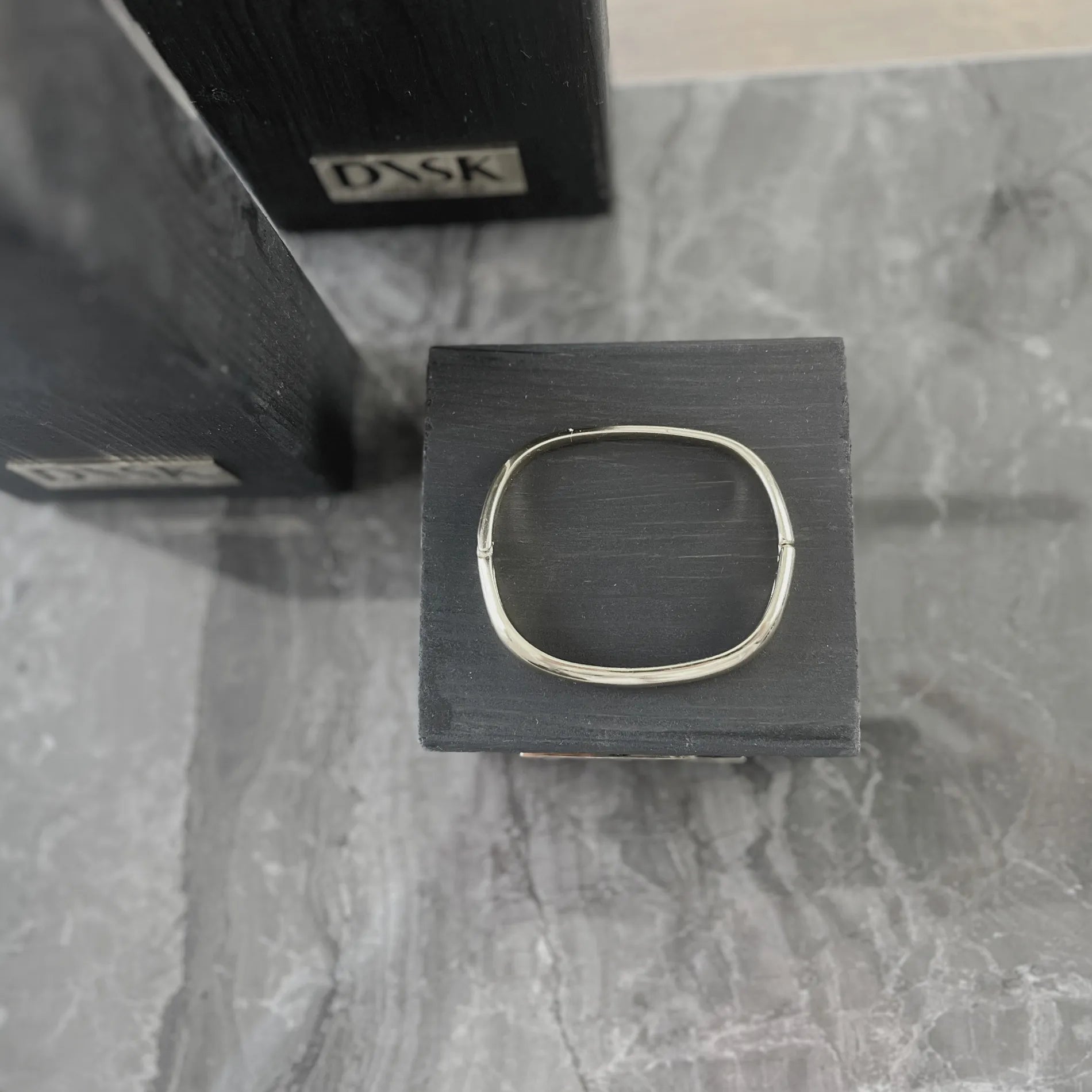 Passion Waterproof Square Cuff Bracelet Silver Plating, DNSK Copenhagen
