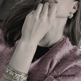 Joy Vandfast Chunky CZ Cuff Armbånd 18K Guldbelagt