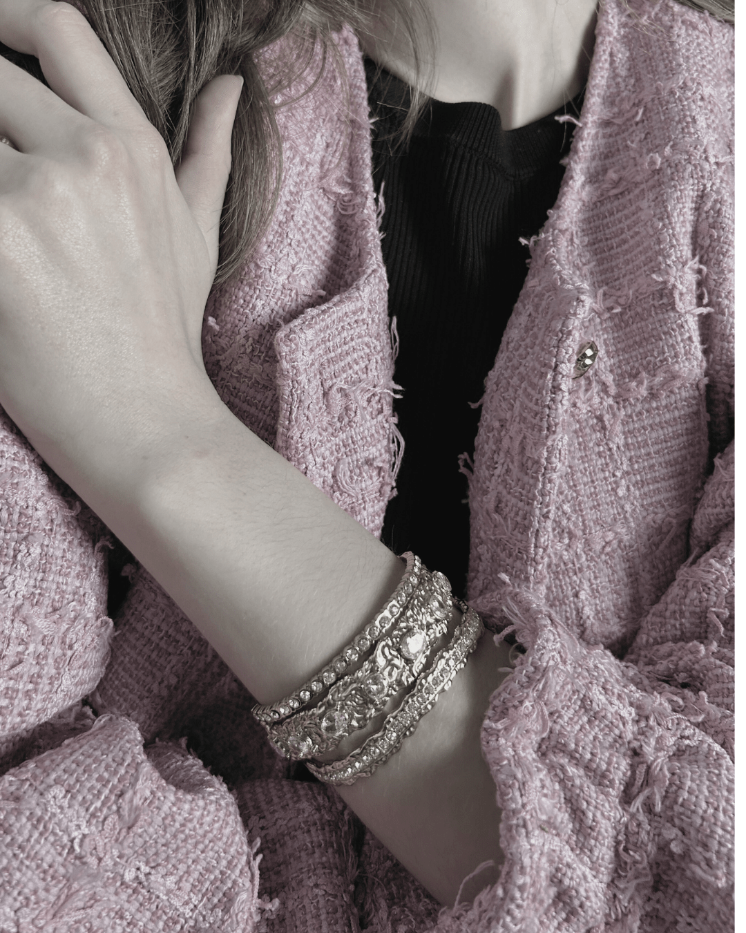 Joy Waterproof CZ massiccio Cuff Bracciale placcato in oro 18 carati -DNSK Copenhagen