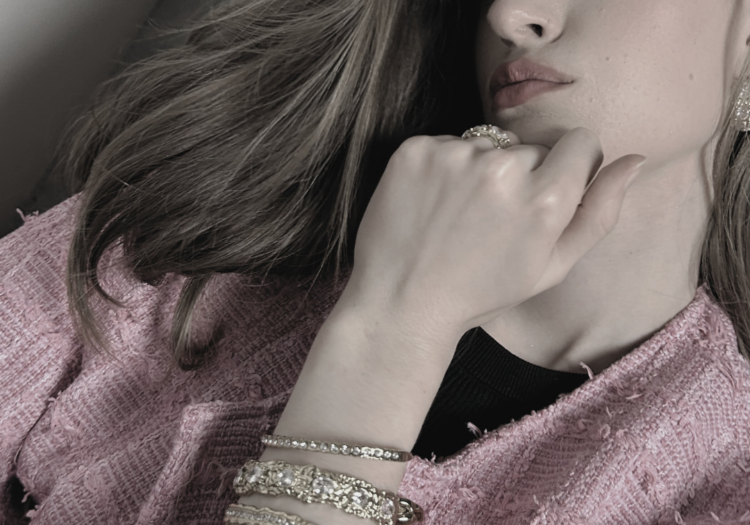Joy Waterproof CZ Bio Bangle Plaquage or 18K, DNSK Copenhagen