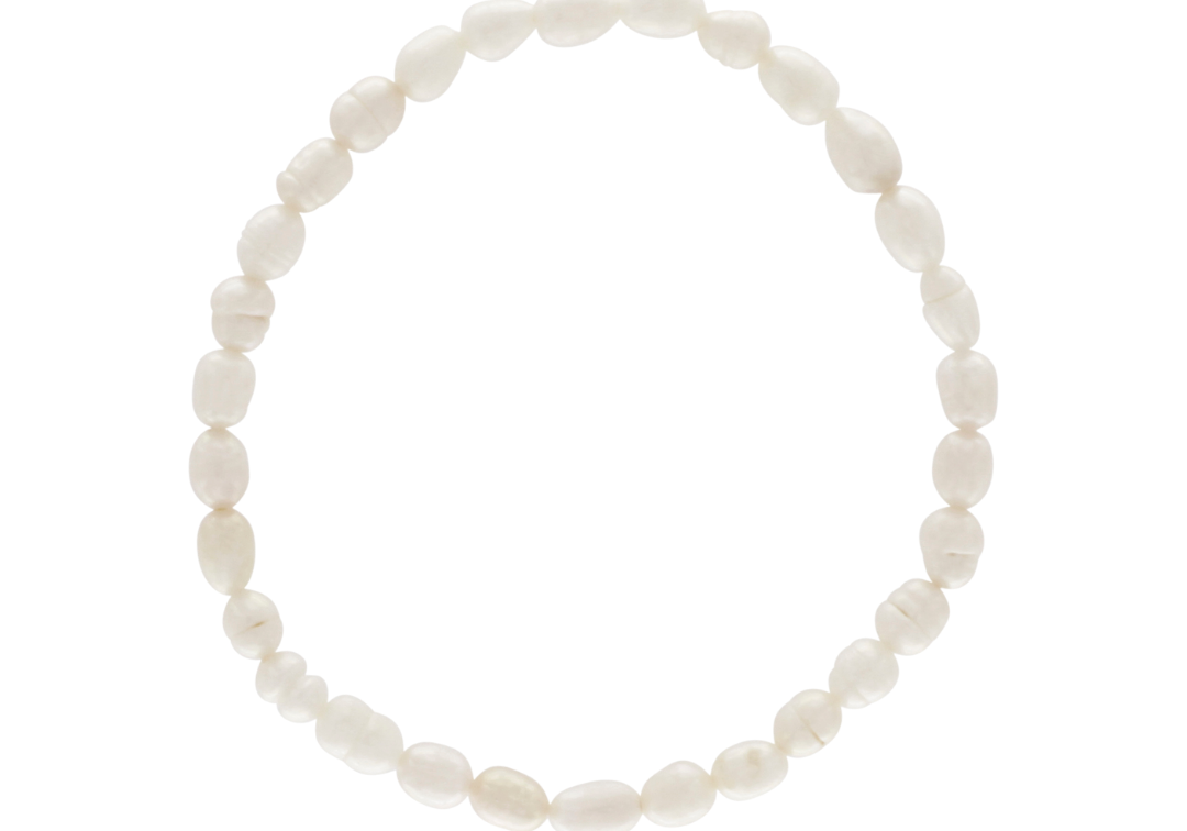 Joy Waterproof Bracelet élastique irrégulier de petites perles d'eau douce, DNSK Copenhagen