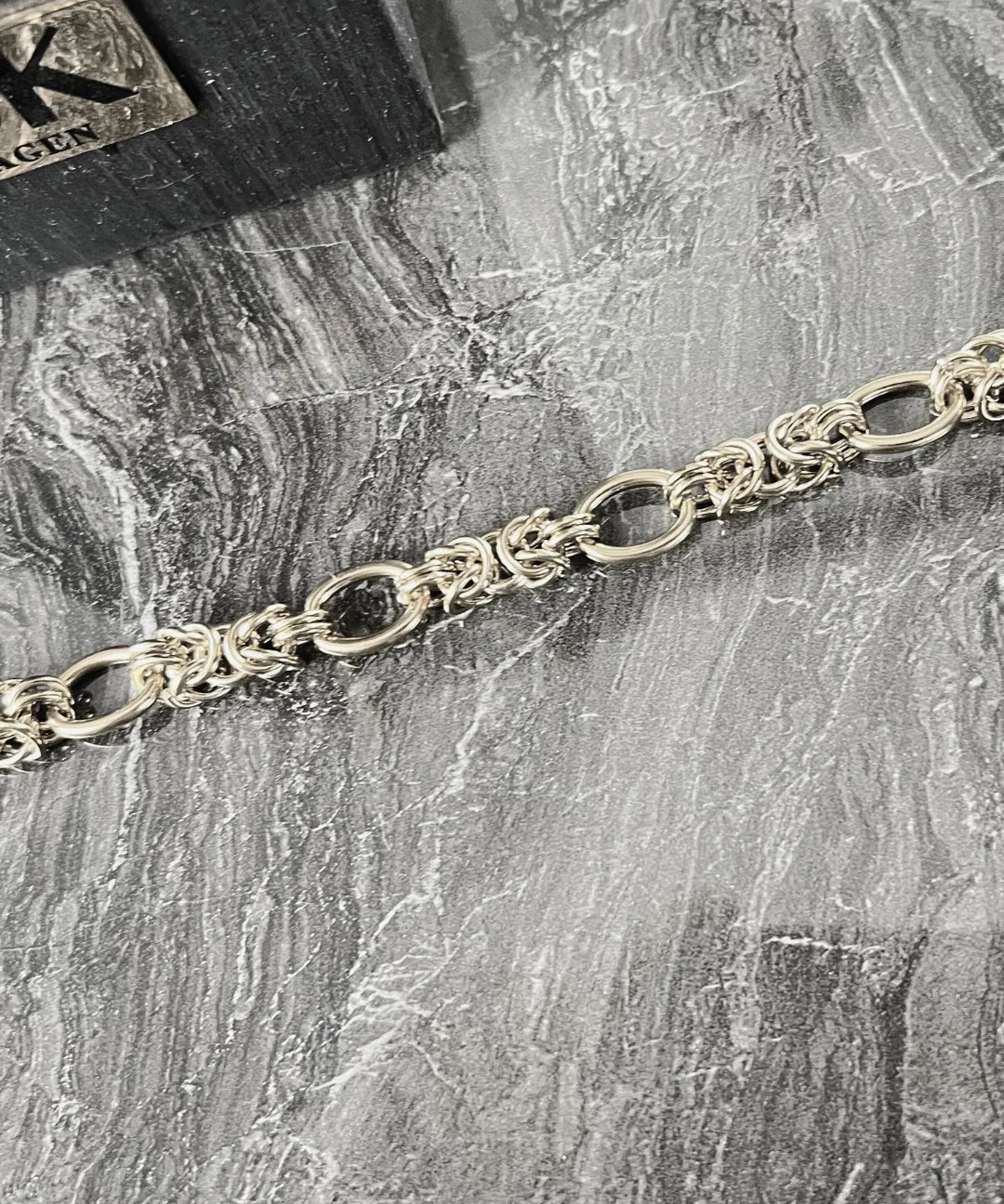 Courage Waterproof  Knitted Ring Bracelet 18K Gold Plating, DNSK Copenhagen