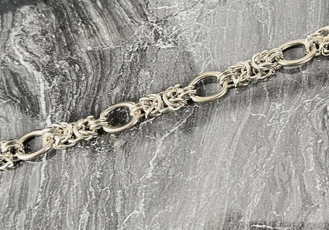 Courage Waterproof  Knitted Ring Bracelet 18K Gold Plating, DNSK Copenhagen