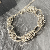 Courage Wasserfester  Gestricktes Ring-Armband 18K Goldplattierung