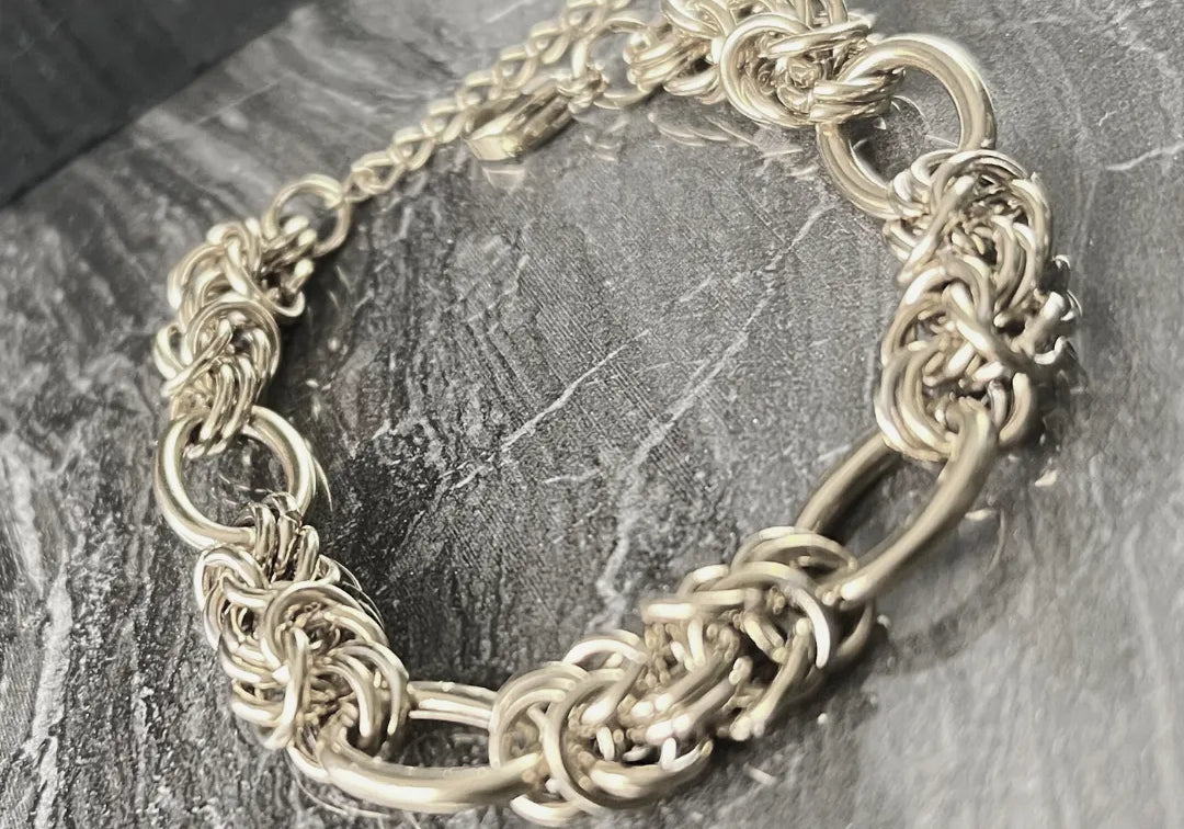 Courage Waterproof  Knitted Ring Bracelet 18K Gold Plating, DNSK Copenhagen