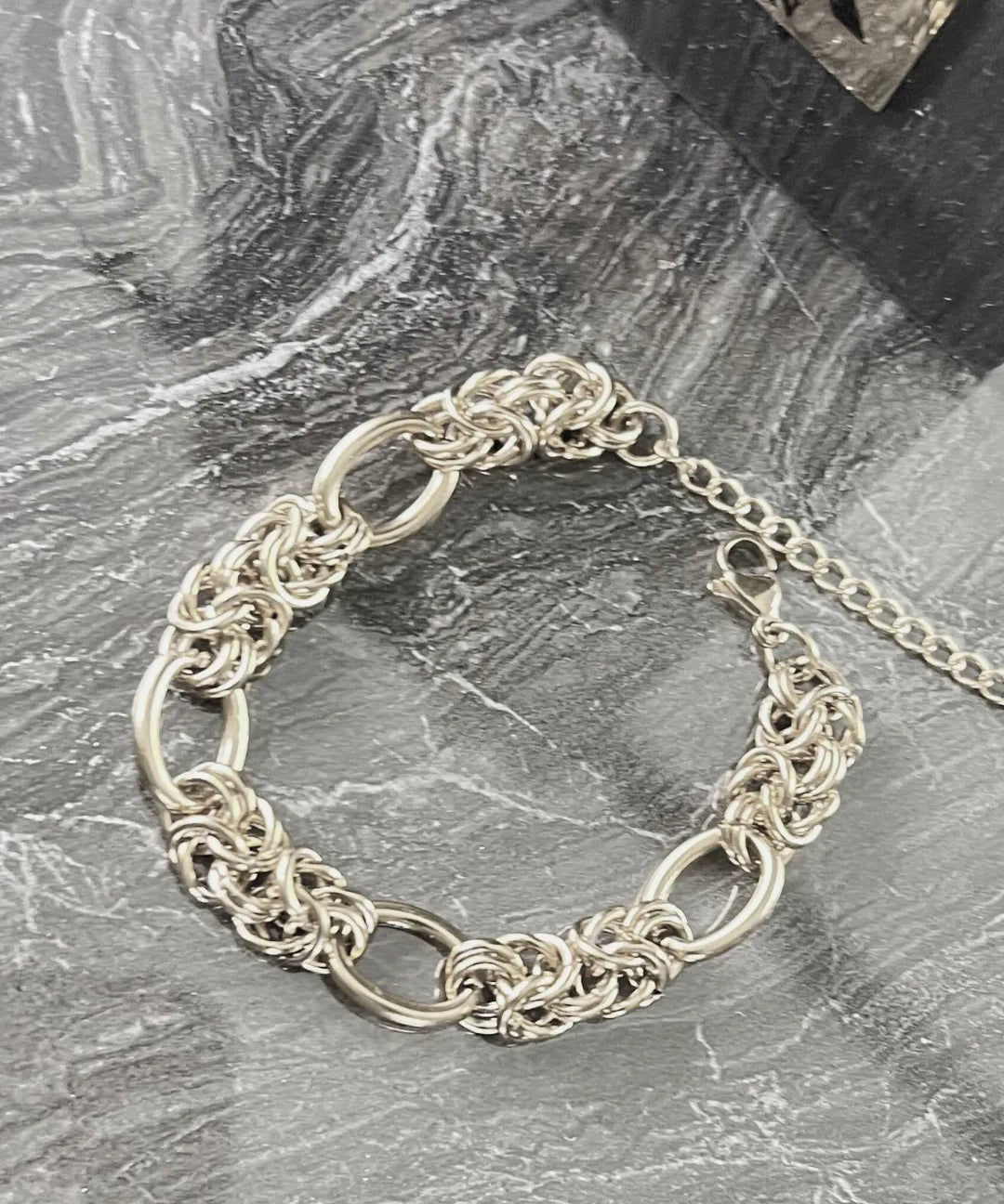 Courage Waterproof  Knitted Ring Bracelet 18K Gold Plating, DNSK Copenhagen