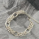 Courage Waterproof  Knitted Ring Bracelet 18K Gold Plating, DNSK Copenhagen