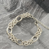 Courage Waterproof  Knitted Ring Bracelet 18K Gold Plating, DNSK Copenhagen