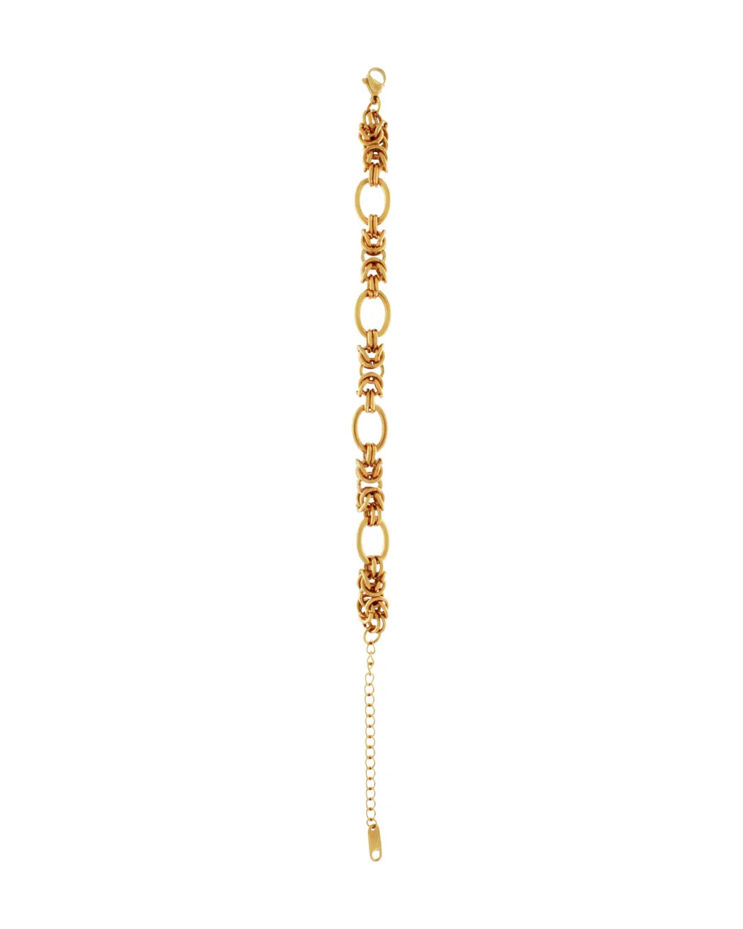 Courage Waterproof  Knitted Ring Bracelet 18K Gold Plating, DNSK Copenhagen