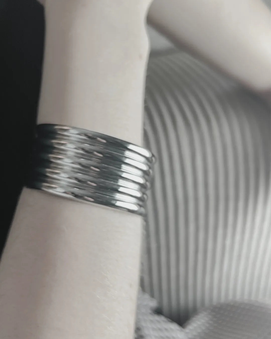 Courage Waterproof Multi Row Cuff Bracelet Silver Plating, DNSK Copenhagen