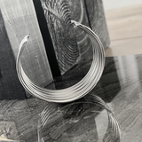 Courage Waterproof Multi Row Cuff Bracelet Plaqué Or 18K Plaqué