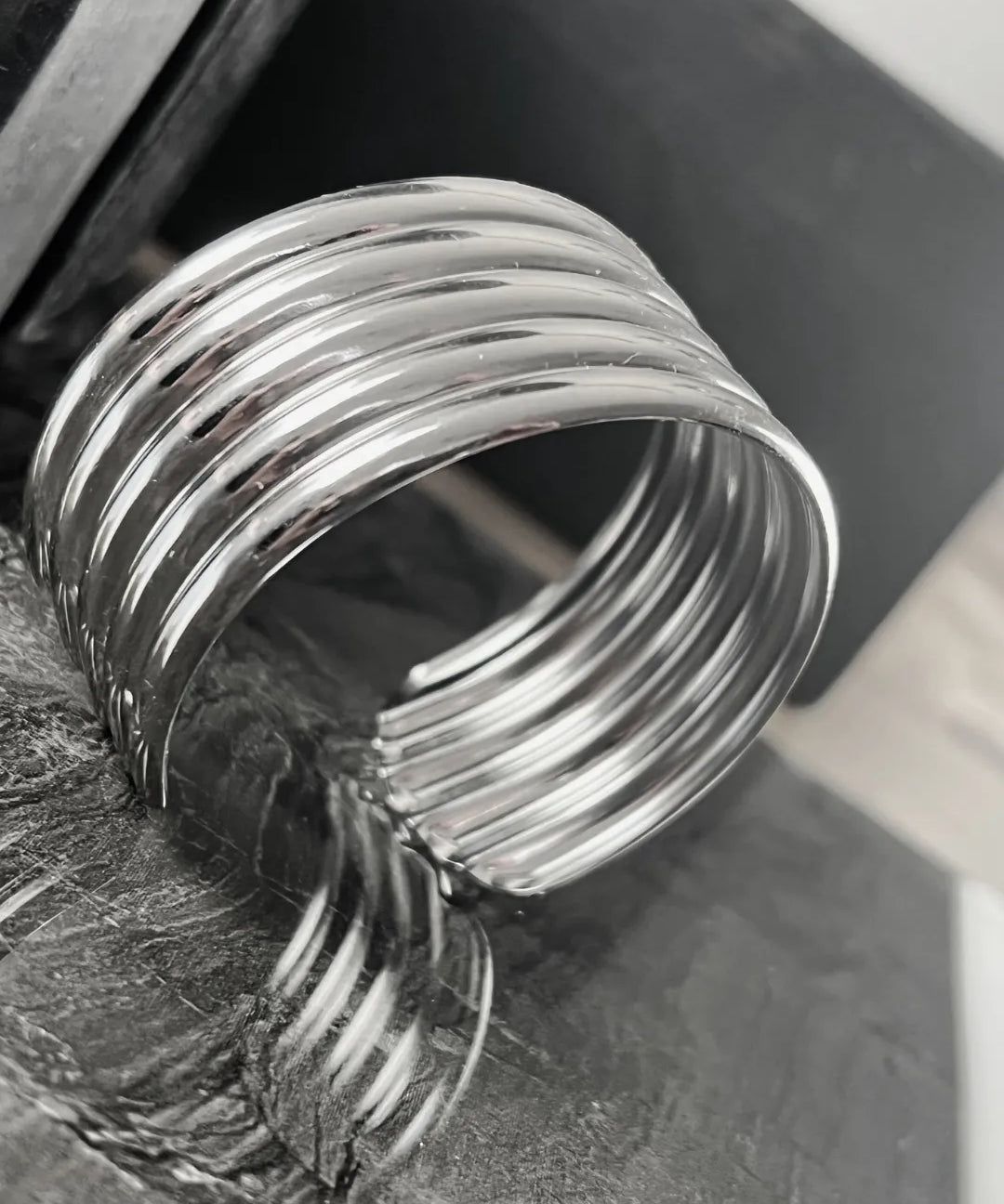 Courage Waterproof Multi Row Cuff Bracelet 18K Gold Plating Plating, DNSK Copenhagen