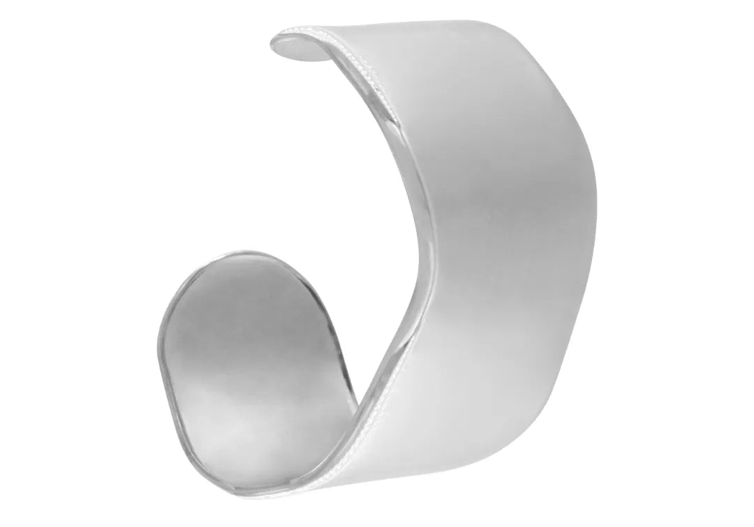 Courage Waterproof Statement Curve Cuff Armband Verzilverd, DNSK Kopenhagen
