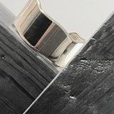 Courage Waterproof Declaración Curva Cuff Pulsera plateada, DNSK Copenhagen