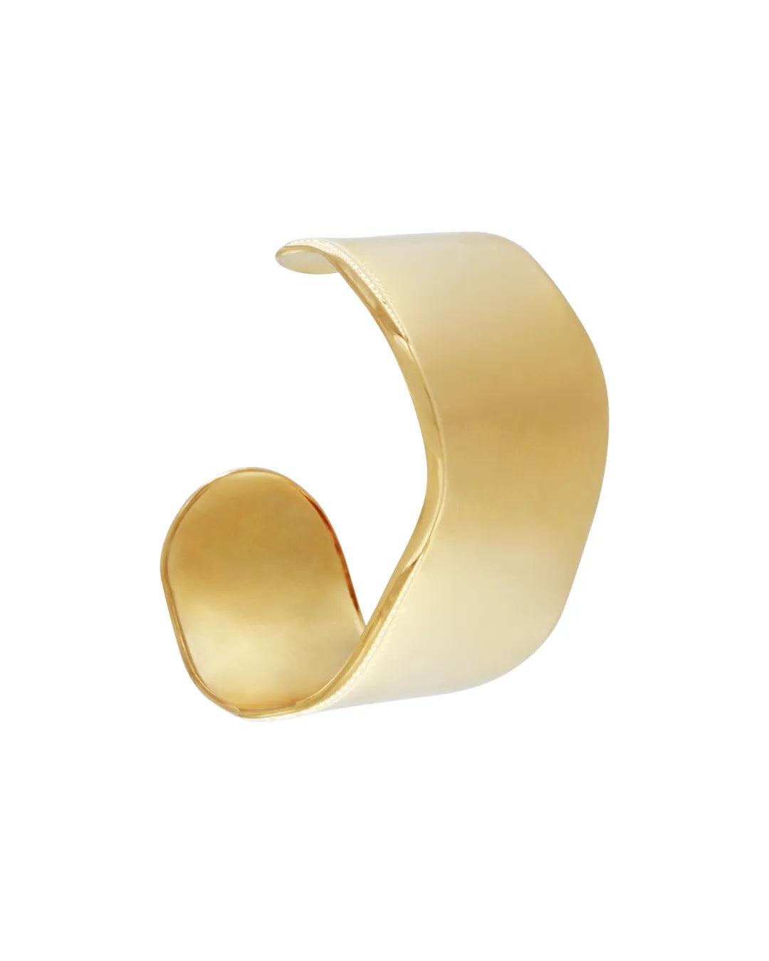 Courage Waterproof Courbe de déclaration Cuff Bracelet plaqué or 18K, DNSK Copenhagen