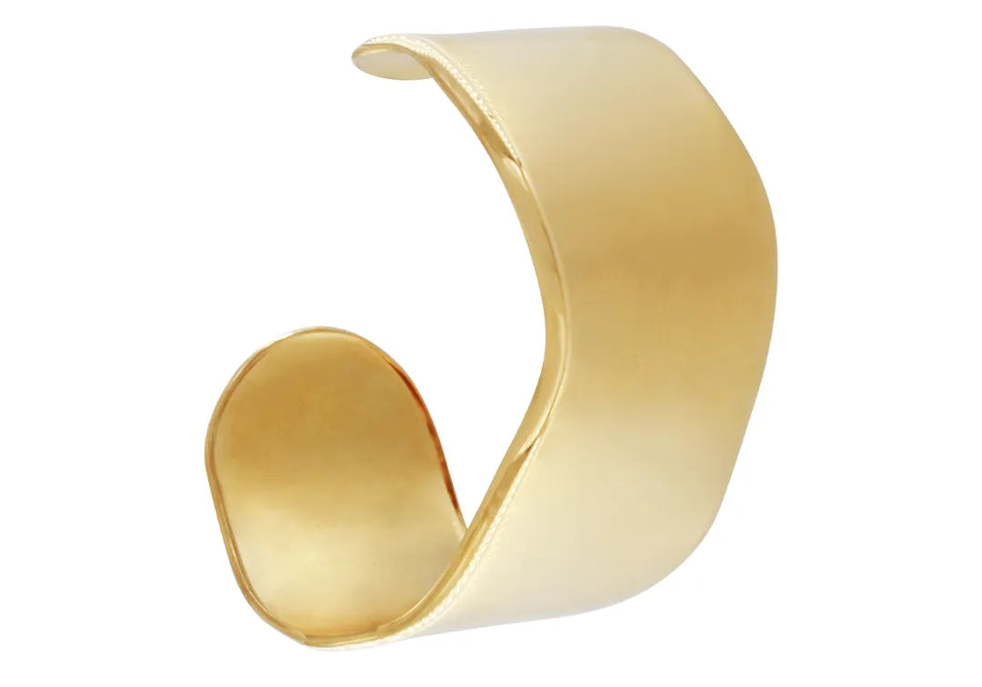 Courage Waterproof Statement Curve Cuff Armband 18K Verguld, DNSK Kopenhagen