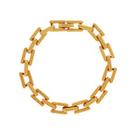 Passion Waterproof Square Link Bracelet 18K Gold Plating, DNSK Copenhagen
