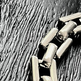 Passion Waterproof Square Link Bracelet 18K Gold Plating, DNSK Copenhagen