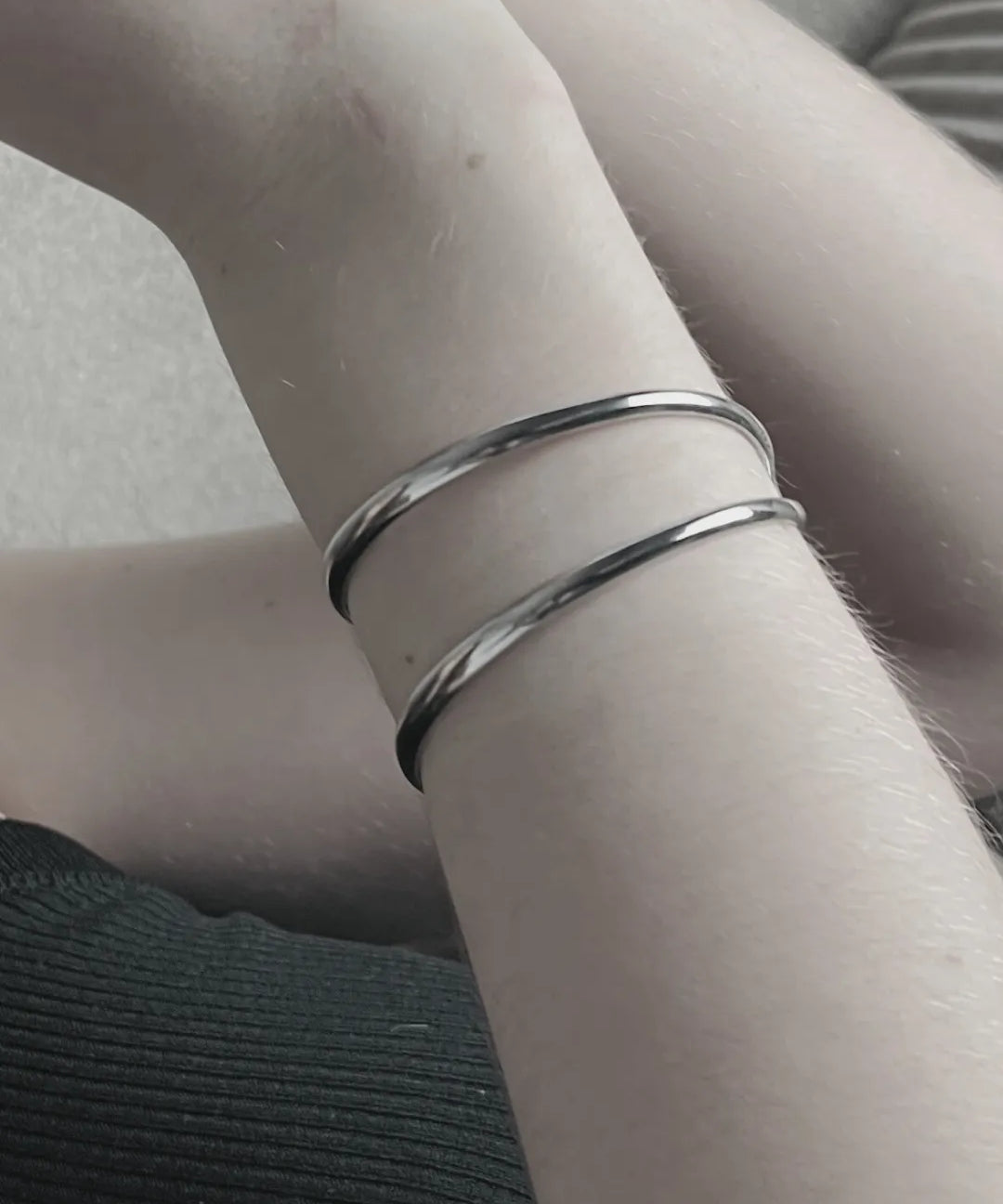 Passion Waterproof Open Cuff Bracelet Silver Plating, DNSK Copenhagen