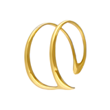 Passion Waterproof Open Cuff Bracelet 18K Gold Plating