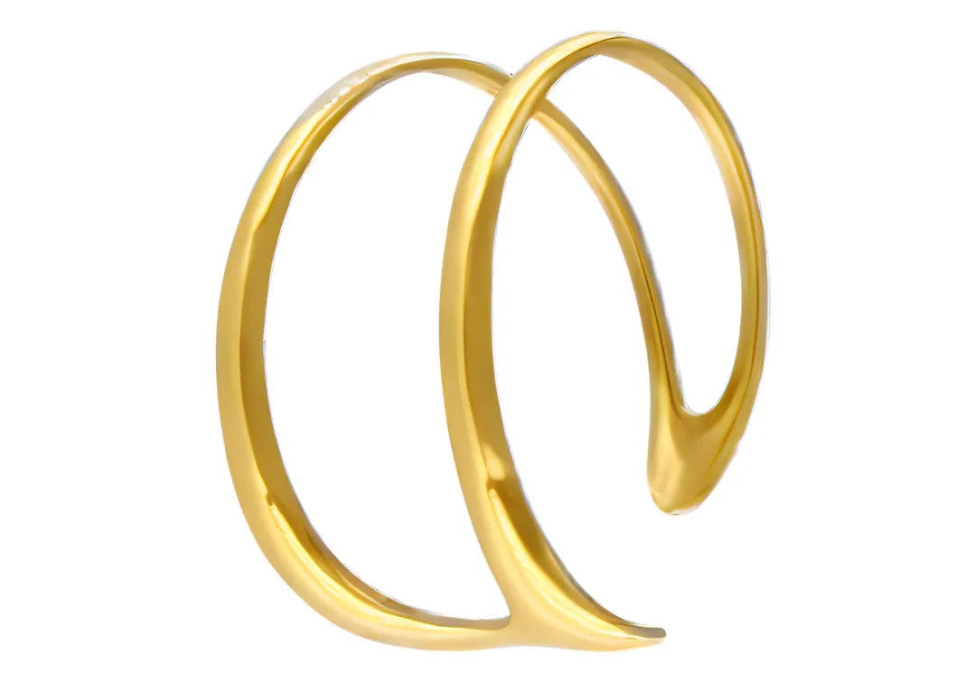Passion Vandfast Open Cuff Armbånd 18K Guldbelagt, DNSK København