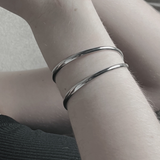 Passion Waterproof Open Cuff Bracelet 18K Gold Plating