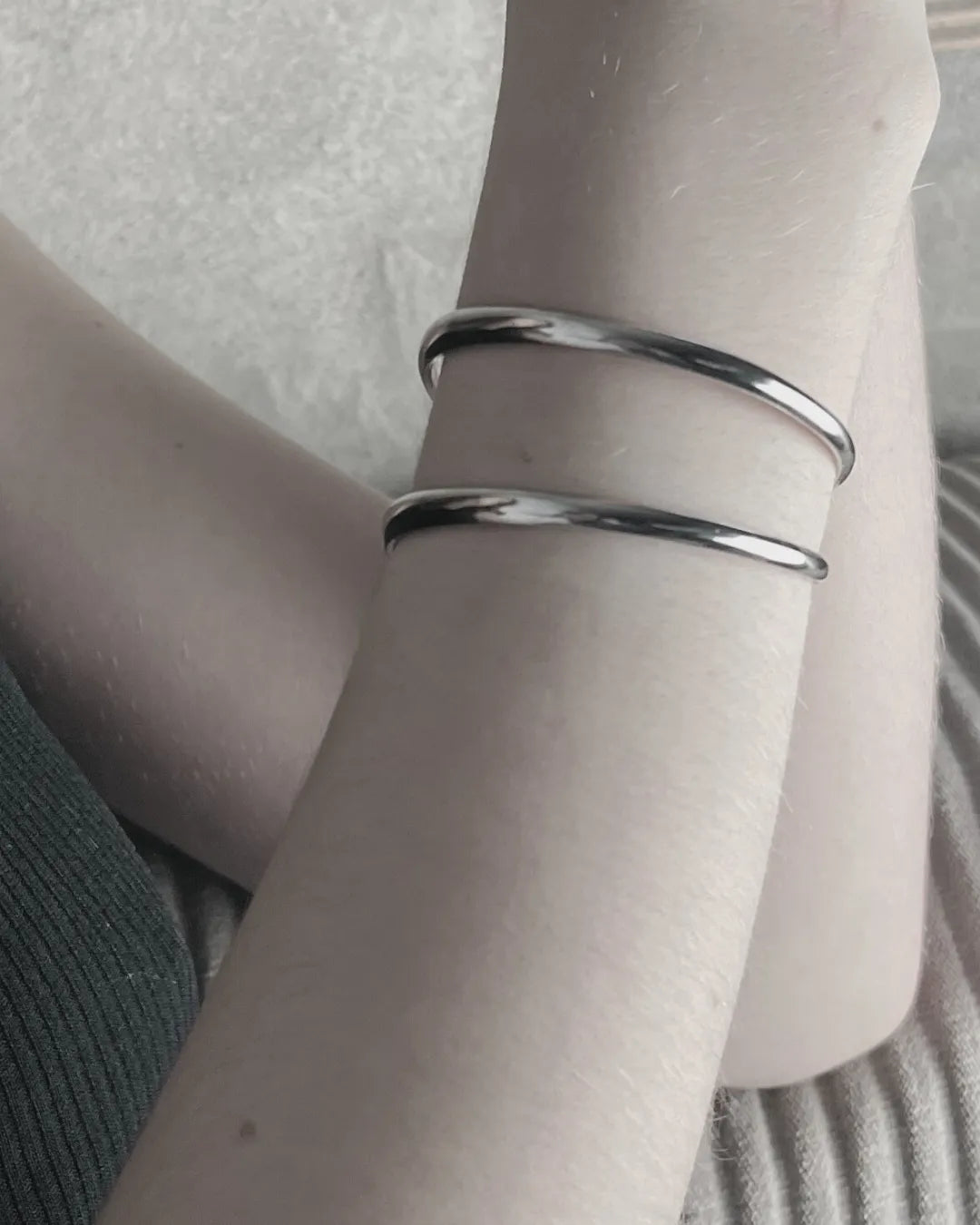 Passion Waterproof Open Cuff Bracelet 18K Gold Plating, DNSK Copenhagen