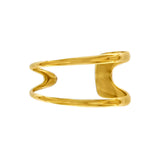 Passion Waterproof Open Cuff Bracelet 18K Gold Plating, DNSK Copenhagen