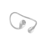 Passion Waterproof Drop Cuff Bracelet Silver Plating, DNSK Copenhagen