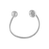 Passion Waterproof Drop Cuff Bracelet Silver Plating