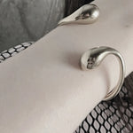 Passion Waterproof Drop Cuff Bracelet Silver Plating, DNSK Copenhagen