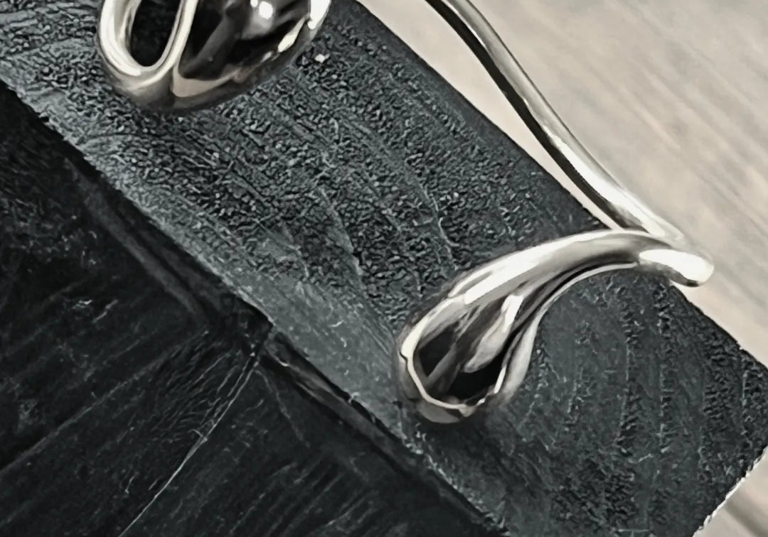 Passion Waterproof Drop Cuff Bracelet plaqué argent, DNSK Copenhagen